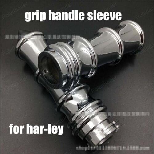 Motorcycle conversion modified metalhandle to turn the handle gripcover sleeve black for Har-ley