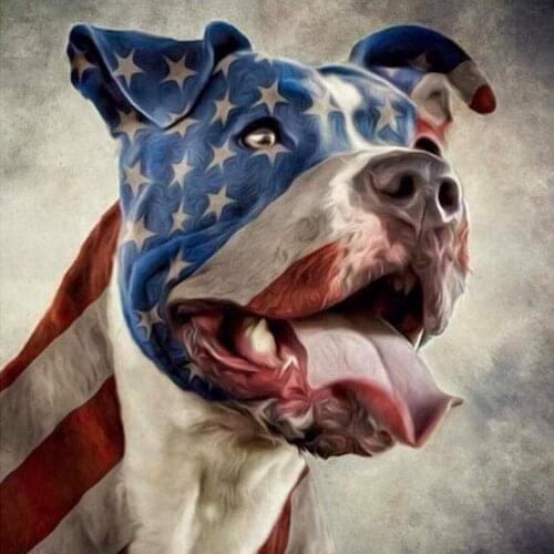 Diy Diamond Painting Art Kits For Adults Full Square Drill Dog Paint By Number Shiny Rhinestone Embroidery Cross Stitch Animal