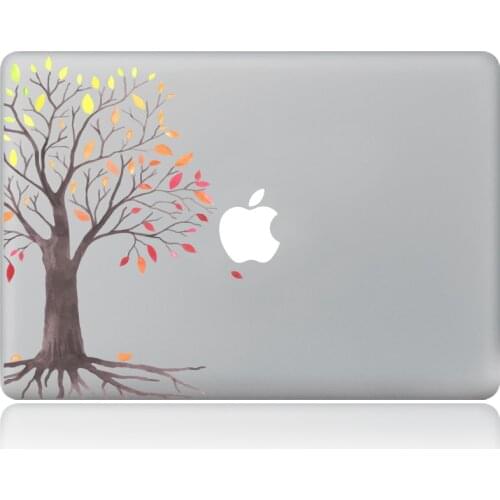 New Autumn tree Vinyl Decal Sticker for DIY Macbook Pro / Air 11 13 15 Inch Laptop Case Cover Sticker