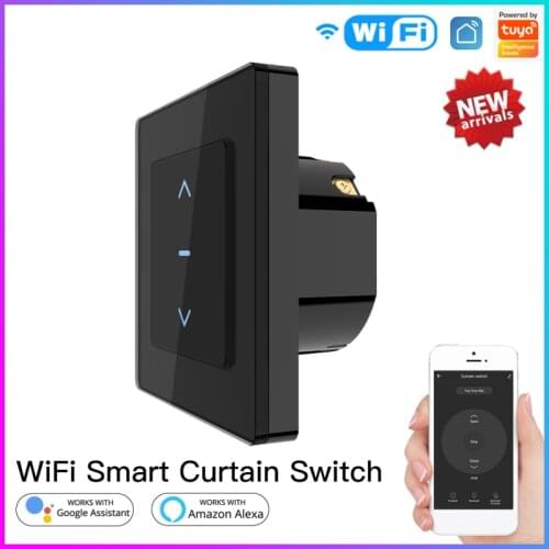 Tuya Smart Wifi Roller Blind Shutter Curtain Motor Smart Switch Smartlife App For Smart Home Alexa Google Home