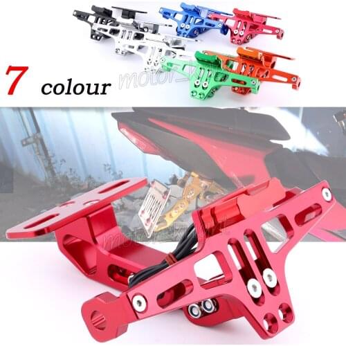 Rear CNC Motorcycle License Plate Holder For Ducati HYPERMOTARD 821 Monster 848 evo 899 888 849 851 749 898 1098 1198