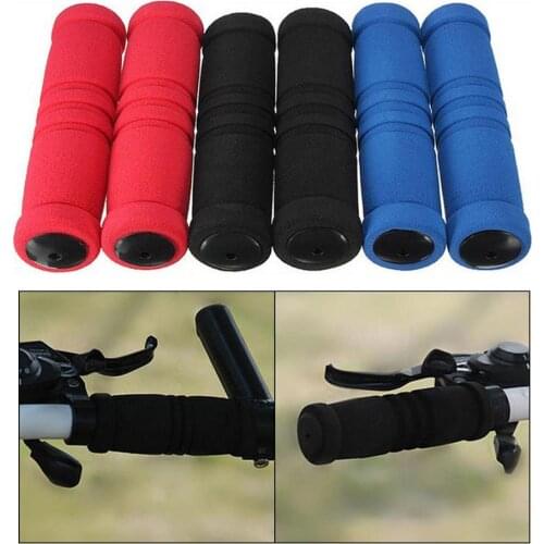 1 Pair Bike Handlebar Grip Cover Anti-slip Bicycle Grip Cycling Bike Handle Bar Cover Grip Bike Bicycle Handlebars Grip Sleeve