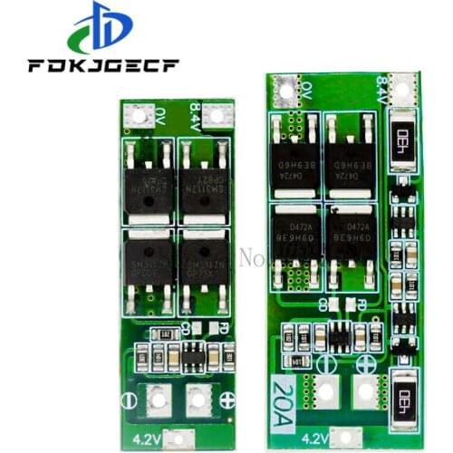 10pcs/lot 2S 20A 7.4V 8.4V 18650 Lithium battery protection board/BMS board standard/balance