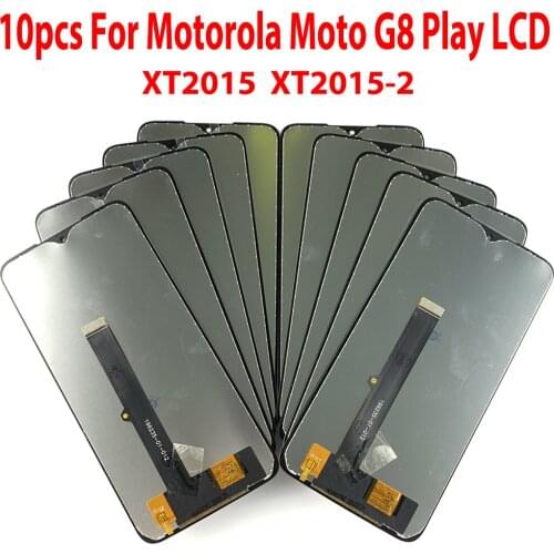 10 Piece/lot 6.2" Original display for moto g8 play LCD Display Touch Screen Digiziter Assembly for moto g8 play XT2015 XT2015-2