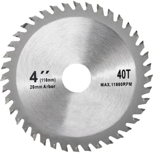 4 Inch 40 Teeth Grinder Ultra Saw Disc Circular Sawing Blade Wood Cutting Round For Woodworking Hand Power Tools Accessories