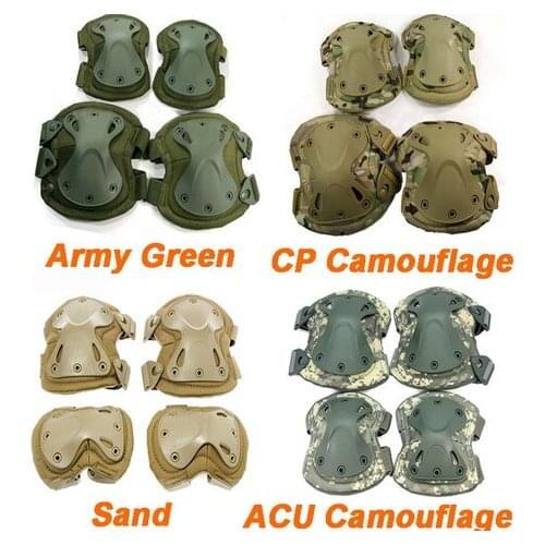 4pcs/set! High QUALITY Tactical Transformers knee pads & elbow Pads Military Hunting Motorcycle Protection Shin protect pads