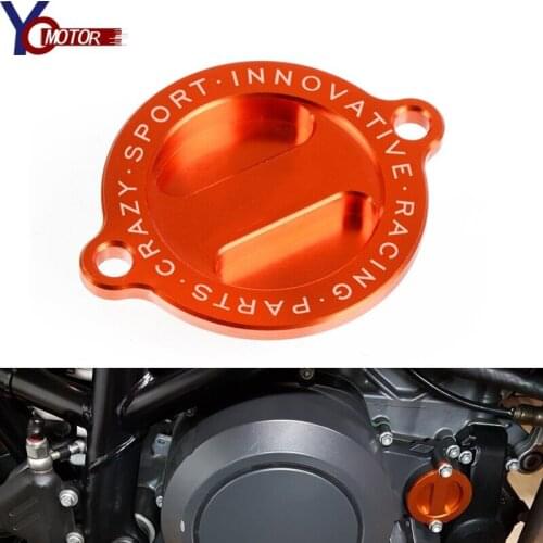 790 Motorcycle Aluminum alloy Accessories Engine Oil Fuel Filter Tank Cap Cover For 790 2019 2020