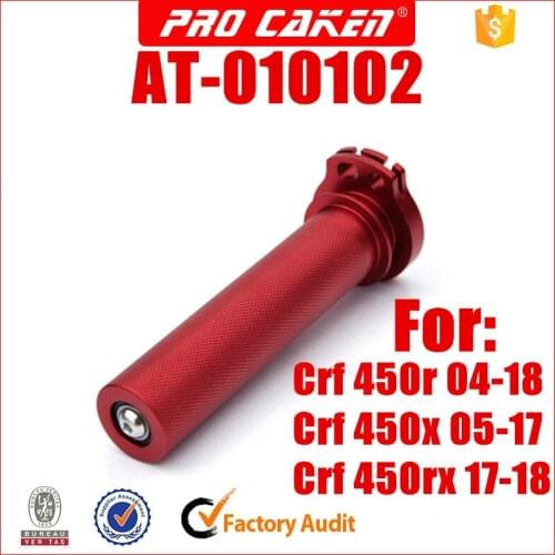 Aluminum throttle twister tube with bearing for honda crf450r crf450x crf450rx crf 450r 450x motorcycle motocross dirt bike part
