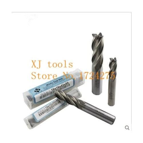 Free Shipping 10PCS 4F 1.5mm-8mm full grinding mill Milling cutter,HSS containing aluminum end mill, straight shank end mill