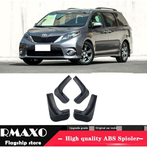 For Toyota Sienna 2010-2017 Mudflaps Splash Guards Front rear Mud Flap Mudguards Fender Modified special