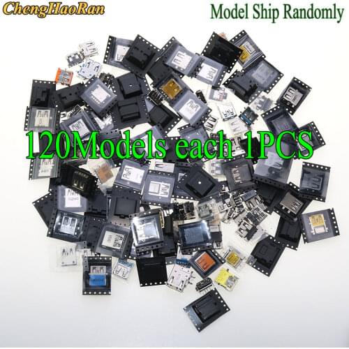ChengHaoRan 120PCS/Set USB Socket 2.0/3.0 USB Jack Connector Port For HP ASUS Toshiba Sony Lenovo Samsung Dell Laptop