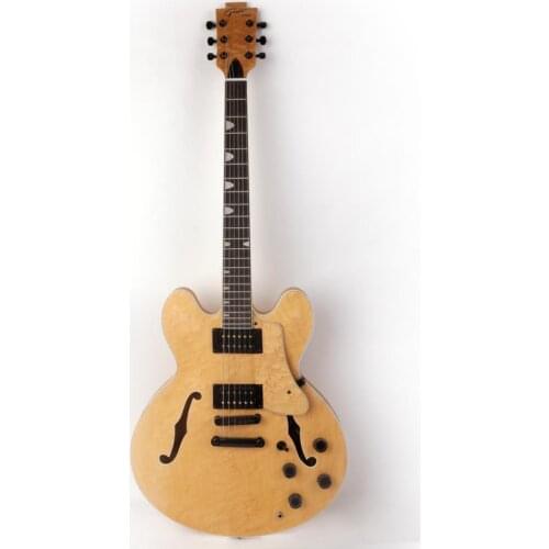 Good quality jazz hollow body f hole electric guitar free shipping