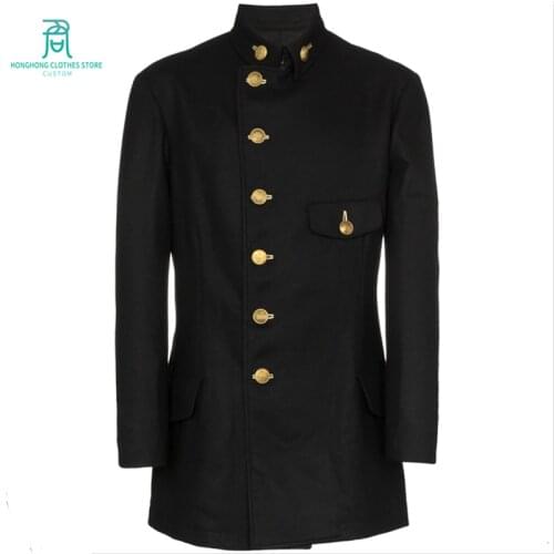 [custom] the new European and American simple mens casual jacket with large lapel suit S-6XL!SIZE