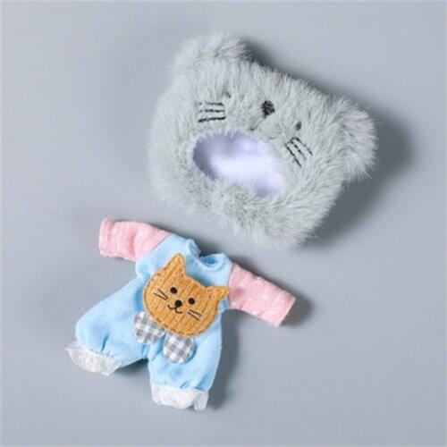 BJD doll clothes suitable for the 1/12 OB11 size costume cap with removable set doll accessories