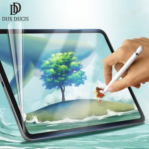 Dux Ducis Paper feel Screen Protector Matte PET Anti Glare Painting Film For iPad Air 4 10.9 10.2 2020 for iPad Pro 11 12.9 Air3