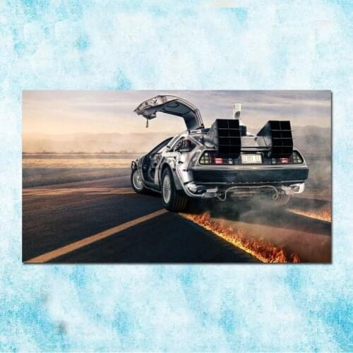Back To The Future Hot Movie Art Silk Poster Canvas Print 13x24 24x43 Inch-001