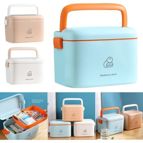 Portable Home Care Medicine Box First Aid Box Multilayer Plastic Storage Box Health99
