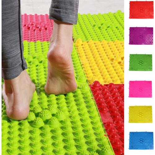 Professional Durable Reflexology Foot Massage Pad Toe Pressure Blood Circulation Plate Mat For Massager Foot Health Massage Tool