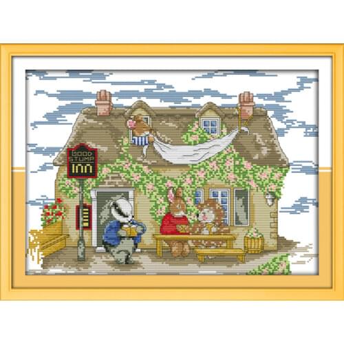 Rest (2) cross stitch kit 14ct 11ct count print canvas stitching embroidery DIY handmade needlework
