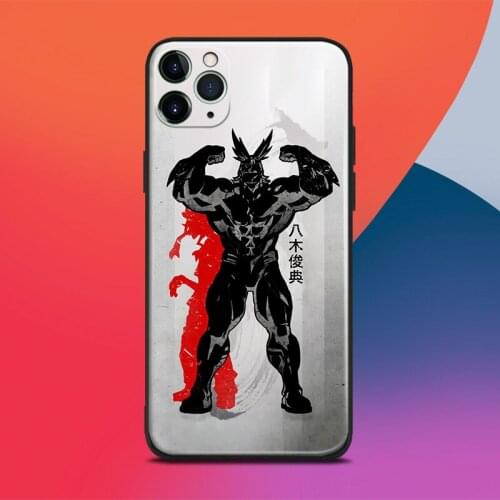 All Might One for all Boku no Hero Academia For iPhone se 6 6s 7 8 plus x xr xs 11 pro max soft silicone phone case cover shell