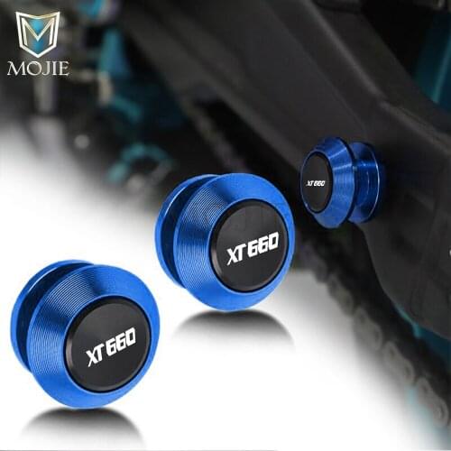 6MM Motorcycle Swingarm Sliders Spools Swingarm Stand Screws For Yamaha XT660 R X Z E XT660R XT660X XT660E XT660Z Tenere