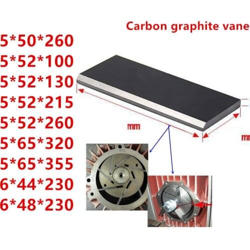 Vacuum pump carbon vanes graphite vane,graphite blade