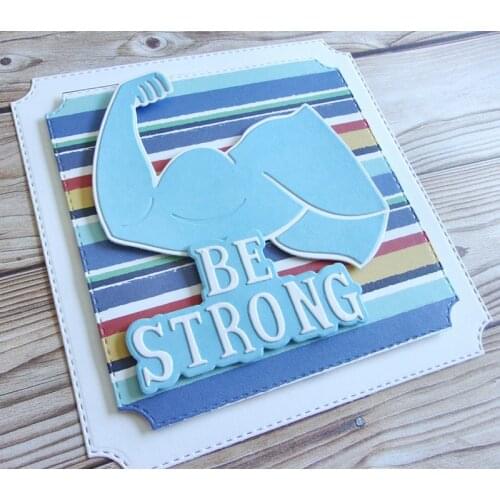 Cutting Dies Fight Cancer Men Scrapbook Cardmaking DIY Paper Craft Metal Stencil Surprise Creation