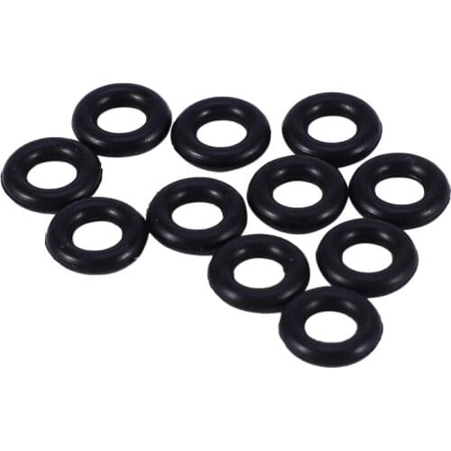 10 pcs Black Rubber Oil Seal O Shaped Rings Seal washers 8 x 4 x 2 mm