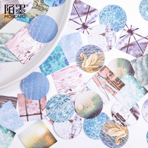 46 pcs/box After raining series Decorative Stationery mini ins Stickers set Scrapbooking DIY Diary Album Stick Lable