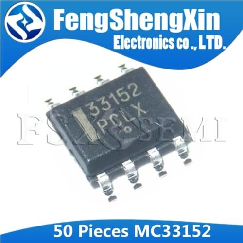 50Pcs MC33152DR2G MC33152 33152 SOP-8 High Speed Dual MOSFET Drivers IC