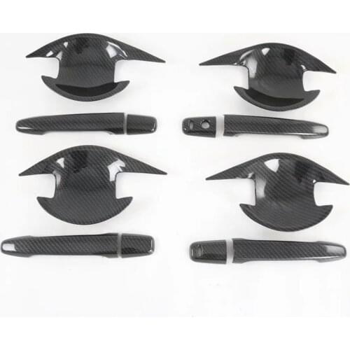 Car Styling Accessories For Mitsubishi ASX 2019 2020 2021 Door Handle Cover Door Bowl Protective Cover Trims Decoration Sticker