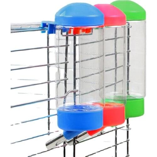 400 ML Rabbit Drinker Bottle Automatic Pet Waterer Nipple Bottle for Dogs Rabbit Pet Water Dispenser Hang Bottle Drinker