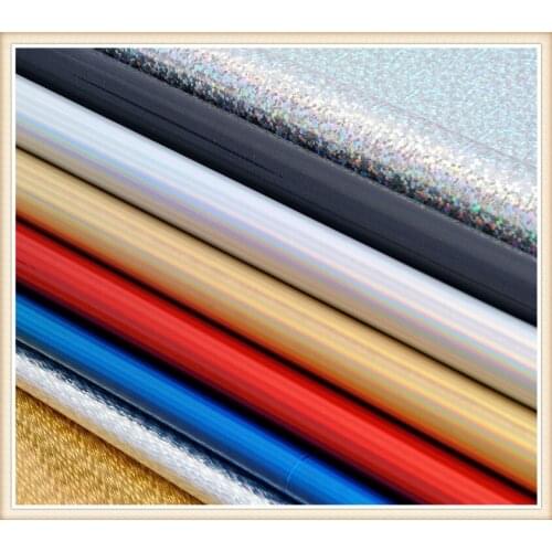 Coloful laser faux PU leather /holographic bag fabric/ holographic colour synthetic leather/ glitter artificial leather material