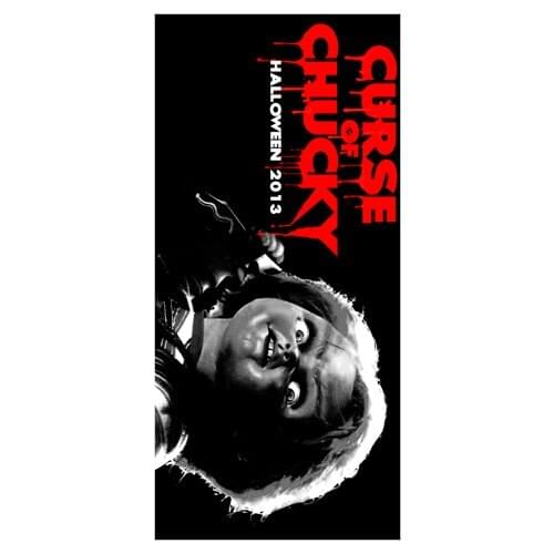 Childs Play&Bride of Chucky&Seed of Chucky Printed Soft Superfine Bamboo Fiber Swimming Travel Gym Towel_Size:35CMX70CM