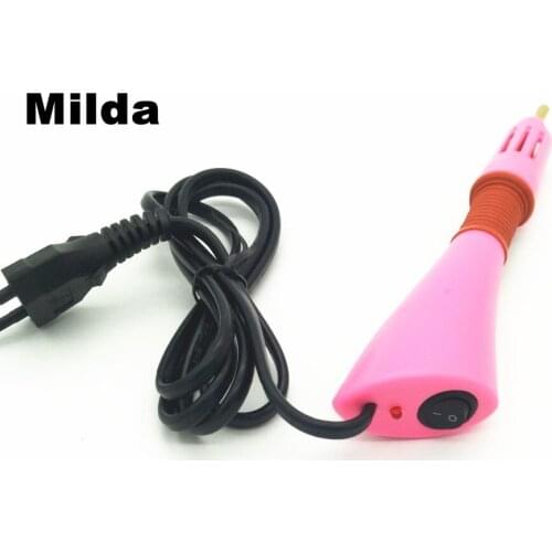 Milda 110-240V Fast Heated Electric Soldering Iron Hotfix Rhinestone Applicator Hot Fix Applicator Iron-on Wand Heat-fix Tool