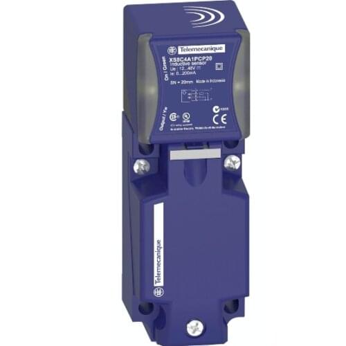 XS8C4A4NCP20 Inductive sensor XS8 40x40x117 - PBT - Sn40 mm - 12..48VDC - terminals