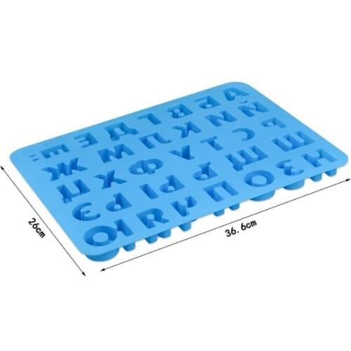 Russian alphabet chocolate mould Silicone baking tool
