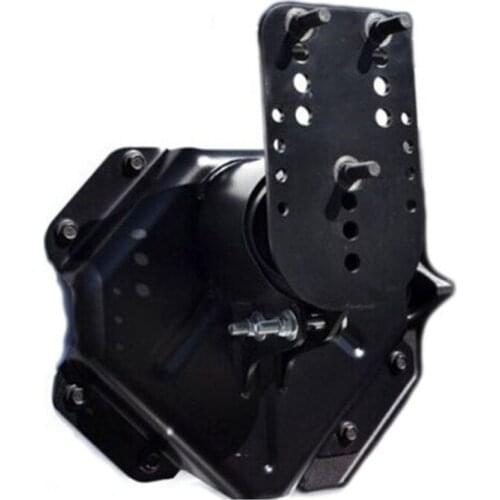Black Rear Spare Tire Wheel Mount Bracket Set For Jeep Wrangler JK 2007 2008 2009 2010 2011 2012 2013 2014 2015 [QPA227]