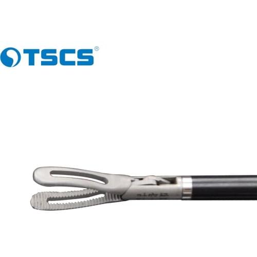 Laparoscopic surgical instrument grasping forceps V type