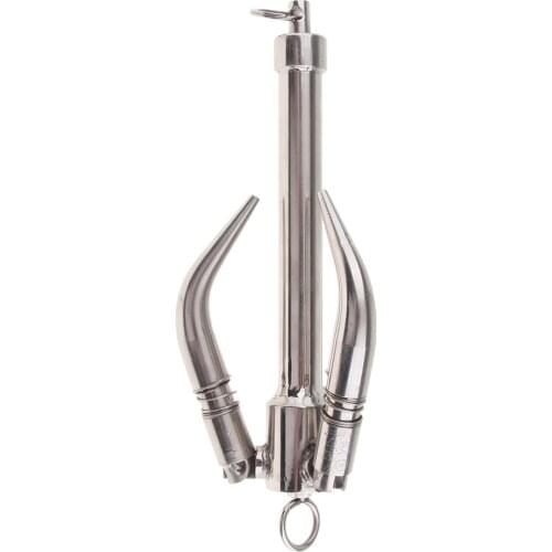 Boat/Yacht/Dinghy Folding Grapnel Style Anchor Triple Grip Stainless Steel