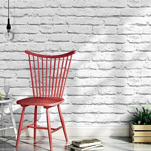 Modern Brief Nordic Bricks Pattern 3D Pure Paper Wallpaper Gray colors Stones Living Room Bedroom Paper Background Home Decor