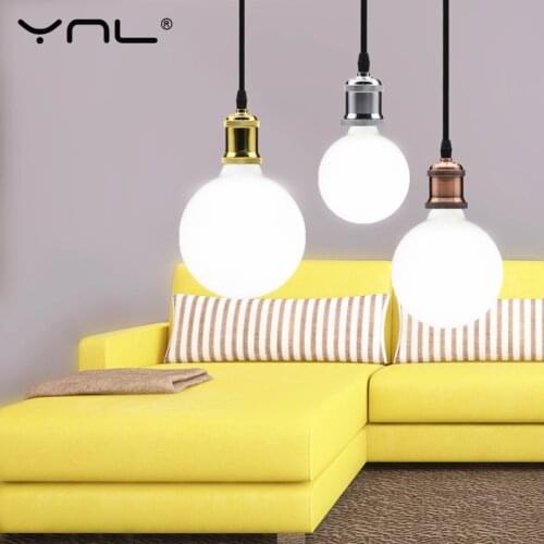 Milky White LED lamp bulb E27 LED 220V 110V Lampada G80 G95 G125 bulb Ampoule LED light Cold White Warm White for pendant light