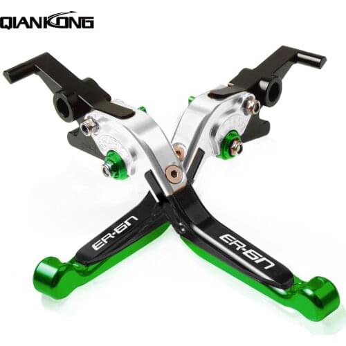 Motorcycle CNC Adjustable Brake Clutch Levers handle For KAWASAKI ER6N 2009 2010 2011 2012 2013 2014 2015 2016 2017 ER-6N