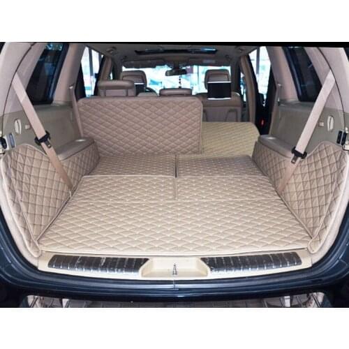 Newly! Special car trunk mats for Mercedes Benz GL 500 X166 7 seats 2015-2012 durable boot carpets for GL500 2013,Free shipping