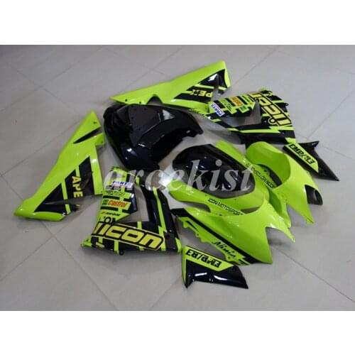 New ABS whole Fairings Kit Fit for Kawasaki Ninja ZX-10R ZX10R 10R 2004 2005 04 05 Bodywork set Hot sales