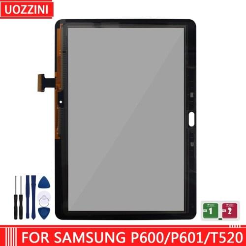 New Touch 10.1" For Samsung Galaxy P600 P601 T520 Touch Screen Digitizer Sensor Replacement Panel Assembly Repair 100% Tested