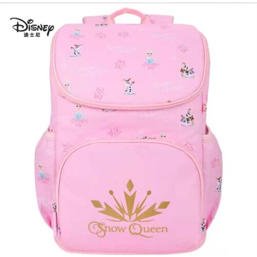 Disney Frozen School Bag For Girls Elsa Anna Primary Student Orthopedic Backpack Large Capacity Kids Birthday Gifts Mochila