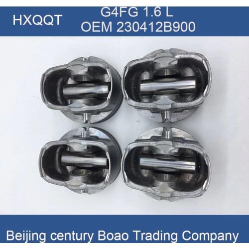 4PC FOR MD FOR K3 Engine Piston Assembly PISTON & PIN ASSY OEM 230412B900 G4FG