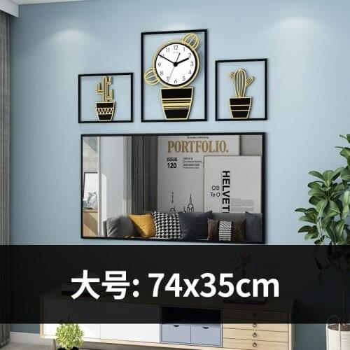 Nordic Light Luxury Wall Watch Hanging Clock Living Room Household Fashion Creative Simple Modern Restaurant Wall Clock Acrylic