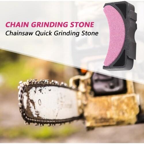 Chainsaw Teeth Sharpener Saw Chain Sharpening Tool Power System Tools Fast Grinding Woodworking Grindstone Stone with Card Slot